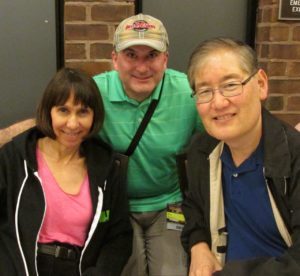 Phil with Michael and Denise Okuda