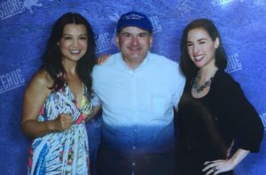Phil with Ming-Na Wen and Allison Scagliotti