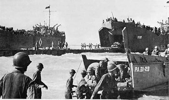 US Seventh Army landing at Gela, Sicily, 10 July 1943 (US Army Center of Military History)