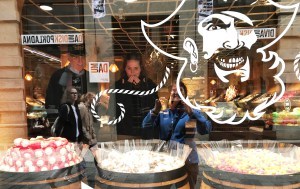 Prague walk, Charles Bridge, marionettes, unusual food, curious candy, trdlo, John of Nepomuk, Prague castle mont, bread bowl