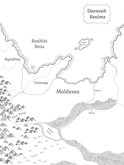 Daeneah Realms map - Queen