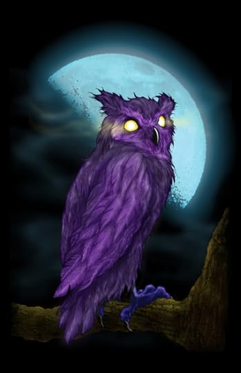 Image result for purple owl art