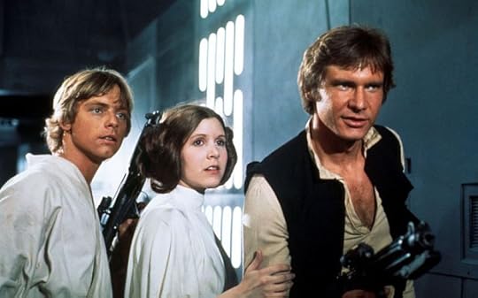 Star Wars New Hope Luke Skywalker Princess Leia Han Solo