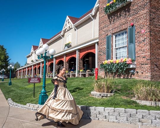 actress in costume at Dolly Parton's Stampede in Branson