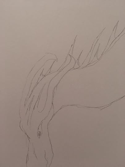 Head of a long thin dragon that looks like a worm