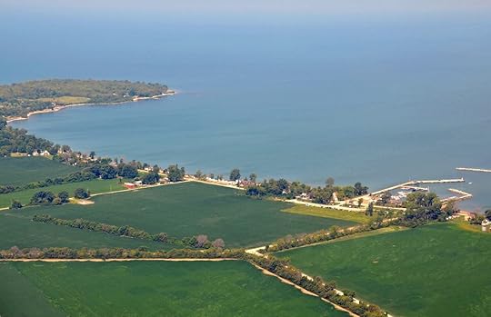 Pelee Island, Ontario aerial view