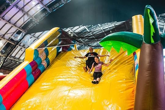 Monster Obstacle Course Slide