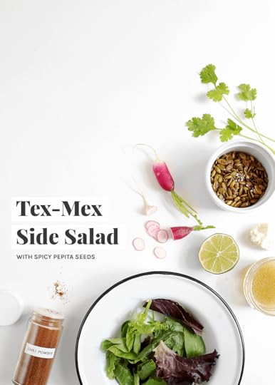 Tex-Mex Side Salad with spicy pepita seeds from The Fauxmartha