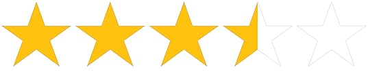 Image result for 3.5 stars