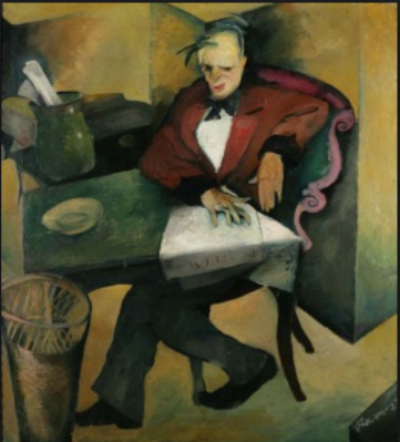  Cinik &nbsp;[The Cynic], 1921. Oil on canvas. MG Zagreb. 