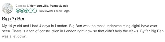 People unhappy about Big Ben repairs leave reviews