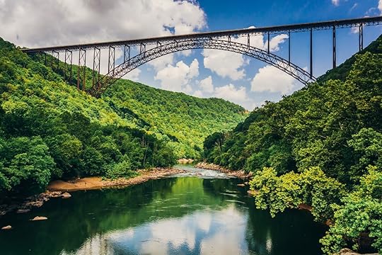 Tubing down the New River Gorge Bridge