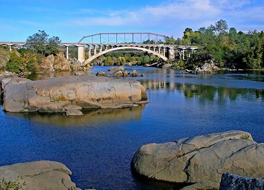 Tubing down a river in the summertime