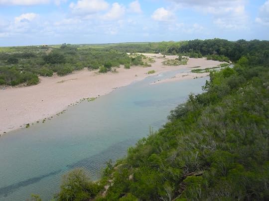 Tubing down Nueces River