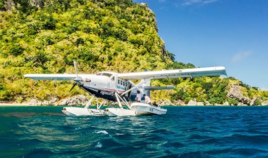 Seaplane at Sawa-i-Lau, Fiji