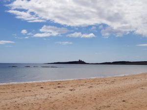 Dunstanburgh Castle, from Embleton Bay