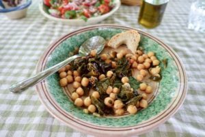 Swiss Chard and Chickpeas