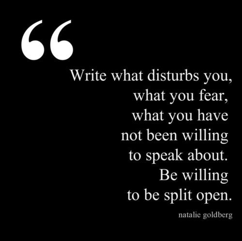 writing fear