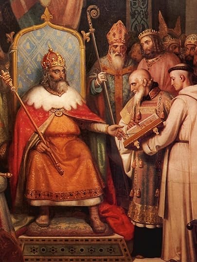 Charlemagne and Alcuin