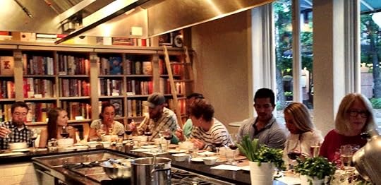 Everyone had a nice time. Here are some of the folks who attended the event - enjoying a delicious bowl of the Smoky Lamb Bolognese.