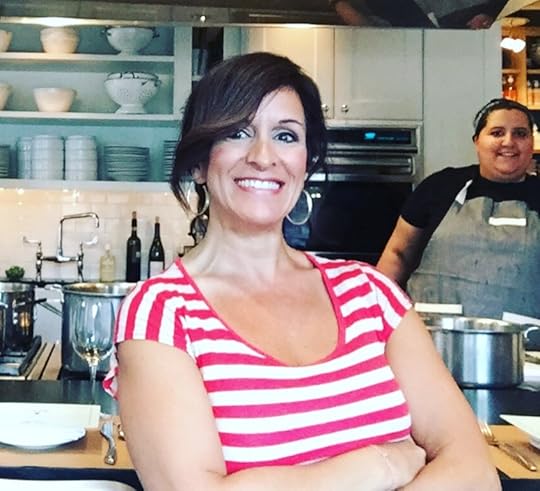 Founder of Klaus & Co. SMACKAROONS, Claudia Baudo, on the left, and Samar Shraim, assistant extraordinaire, on the right, helped throughout the night.