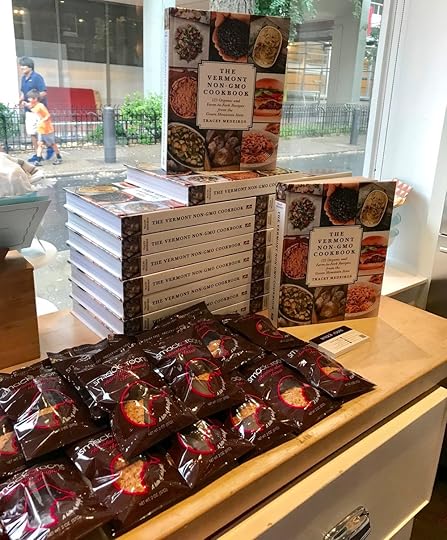 Each guest received a signed copy of The Vermont Non-GMO Cookbook and a package of Smackaroons. 