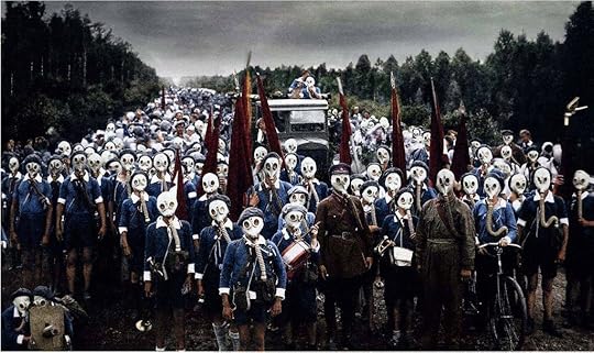 1937 - Children's Pioneers defence drill, Leningrad