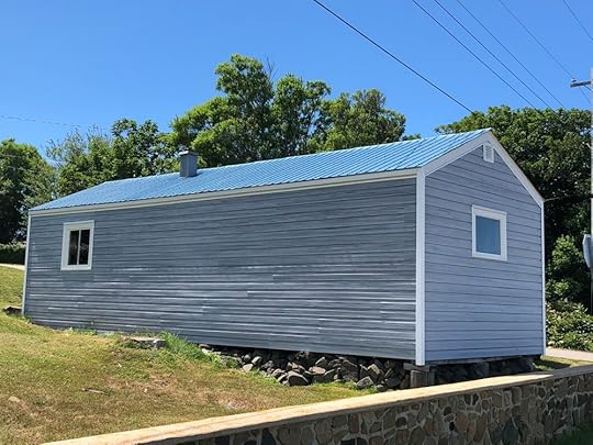Blue roof.