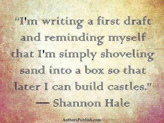 Love this poetic description of the drafting process!