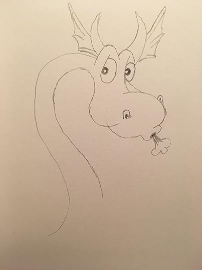 Little dragon popping smoke