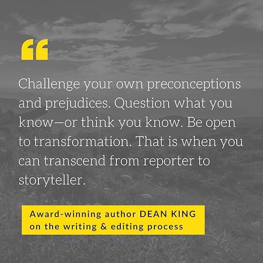 Dean King - on editing and writing