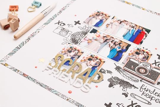 Violeta's Scrap Friends Layout