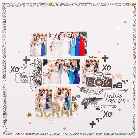 Violeta's Scrap Friends Layout