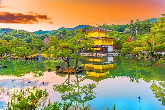 Golden Pavilion Temple (Kinkaku-ji) in Kyoto
