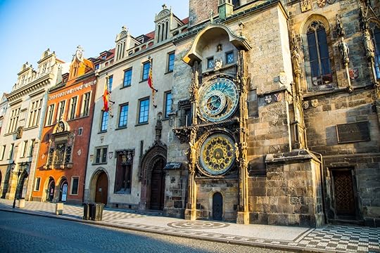 Prague Astronomical Clock wide view