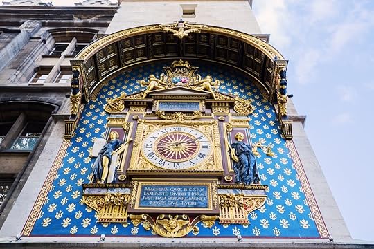 Clock at the Conciergerie in Paris, France