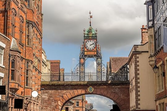 Eastgate clock in Chester, England