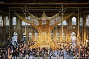 Zurich Train station tree - Photo by Mark Niedermann/Foundation Beyeler