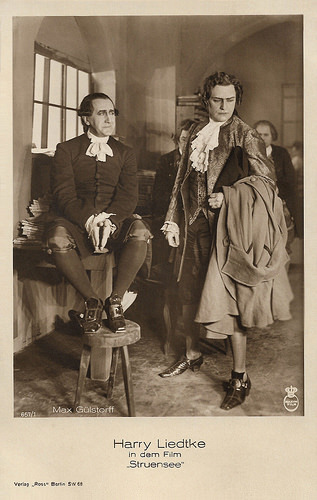 Harry Liedtke and Max Gülstorff in Struensee (1923)