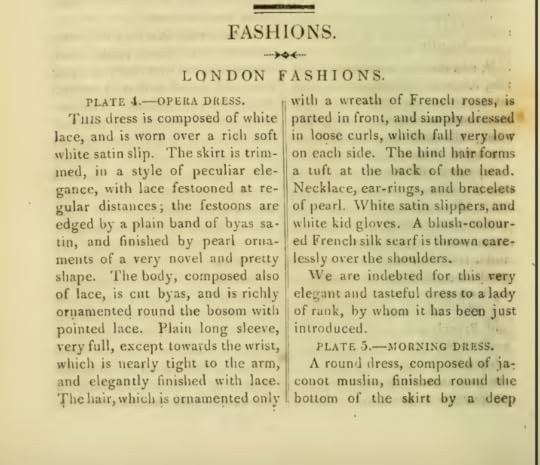 Ackermann's July 1816 Fashion Plate descriptions