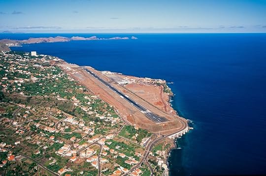Madeira Airport aerial view