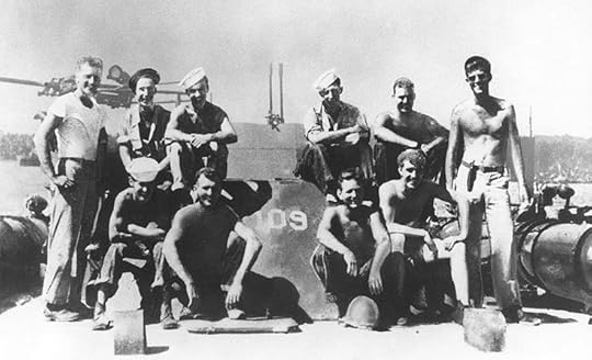 PT-109 and crew, 1943, Lt. John F. Kennedy at right (US National Archives)