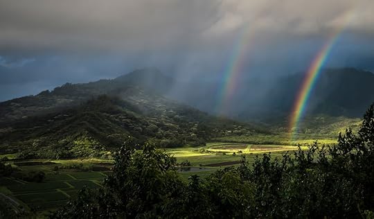 double rainbow on Kauai