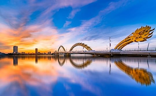 Dragon Bridge in Da Nang City, Vietnam