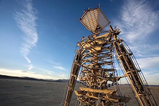 Burning Man effigy