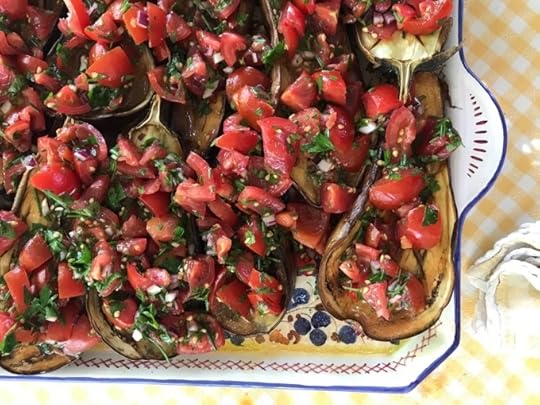 Roasted Eggplants and Tomatoes