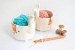 llama yarn bowl