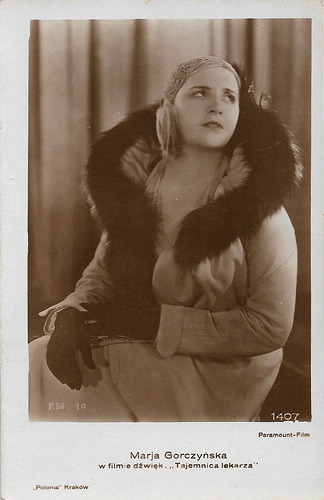 Marja Gorczynska in Tajemnica lekarza (1930)