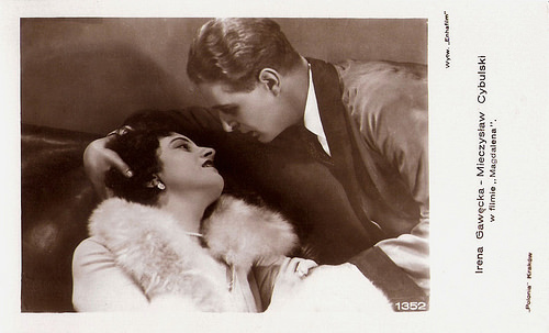 Irena Gawecka and Mieczyslaw Cybulski in Magdalena (1929)
