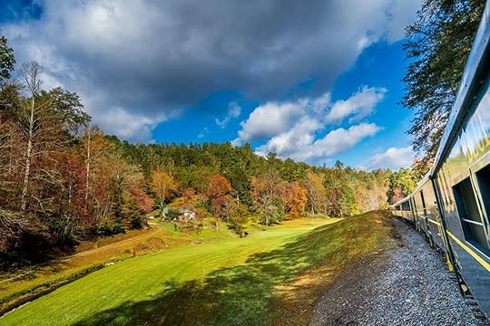 Blue Ridge Scenic Railway train view